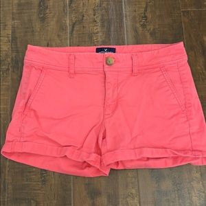 American eagle AE watermelon pink shorts midi